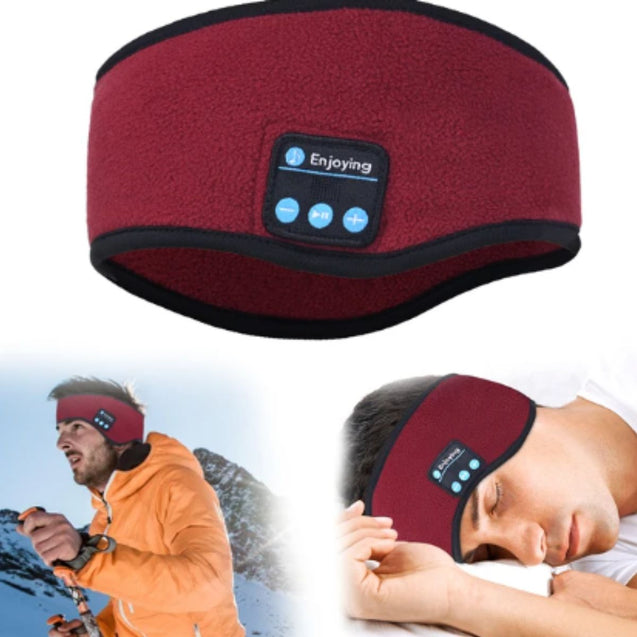 Écouteurs stéréo sans fil , bandeau fin et confortable , oreillettes musicales pour le repos et l'activité physique
